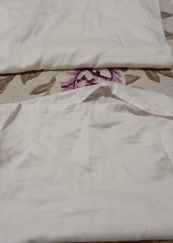 İşlemeli Parlak Beyaz Nevresim Takımı - Görsel 8