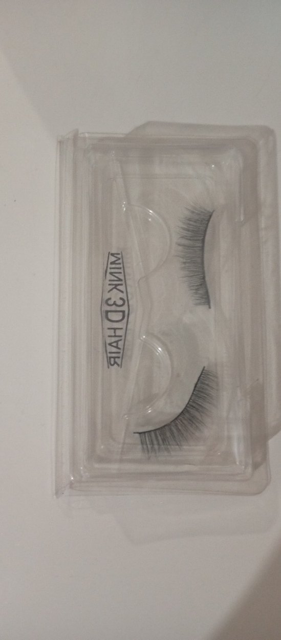 Bej Renkli Gri Takma Kirpik - Görsel 3