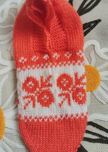 Nakışlı Çok Renkli bayan patikleri - Görsel 3