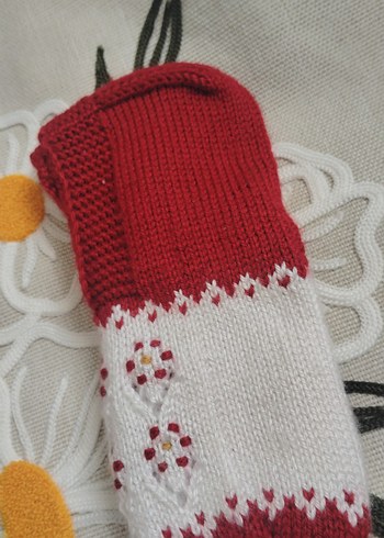 Nakışlı Çok Renkli bayan patikleri - Görsel 11