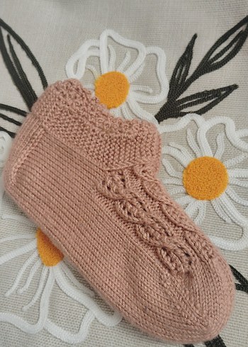 Nakışlı Çok Renkli bayan patikleri - Görsel 5