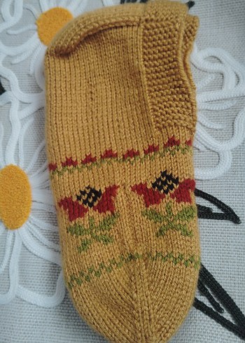 Nakışlı Çok Renkli bayan patikleri - Görsel 9