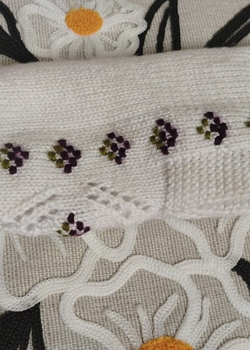 Nakışlı Çok Renkli bayan patikleri - Görsel 13