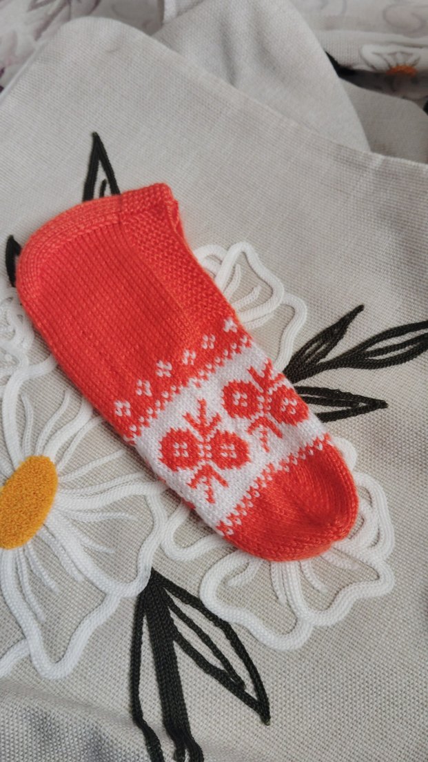 Nakışlı Çok Renkli bayan patikleri - Görsel 2