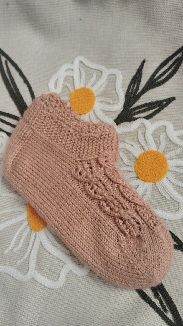 Nakışlı Çok Renkli bayan patikleri - Görsel 5