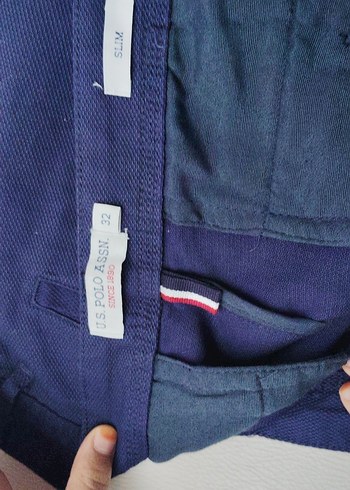 Erkek Lacivert Düğmeli Regular Fit Pantolon - Görsel 3