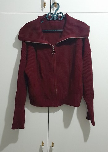 bordo hırka