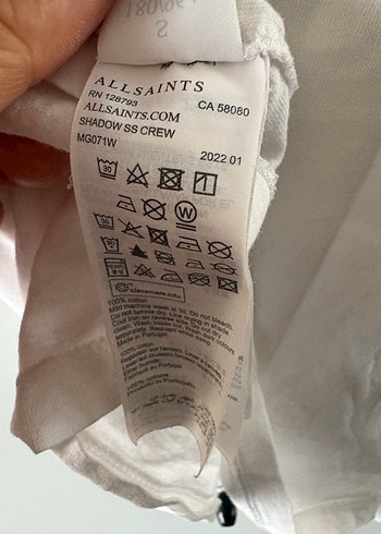 Erkek Beyaz Kısa Kollu - Görsel 4