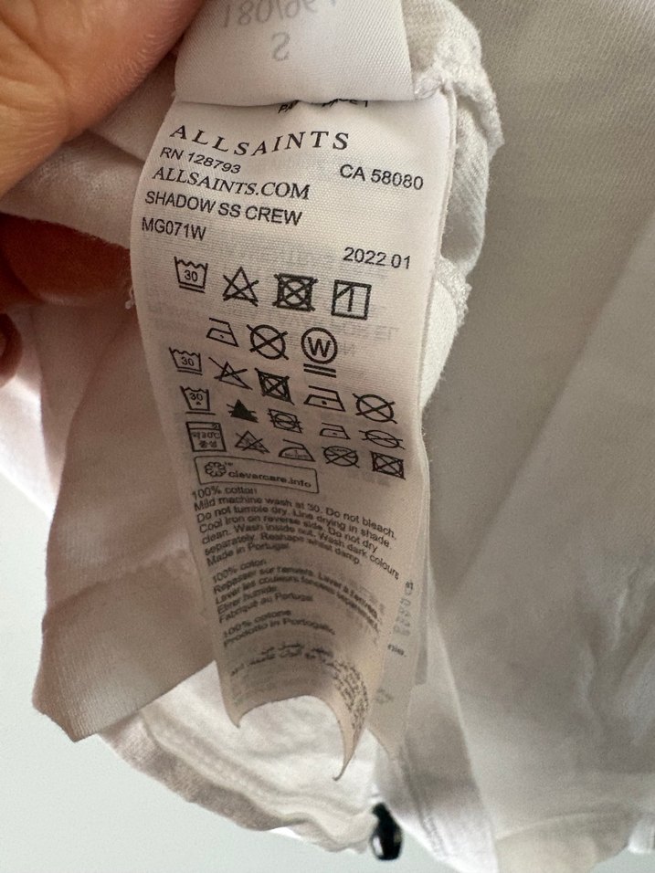 Erkek Beyaz Kısa Kollu - Görsel 4