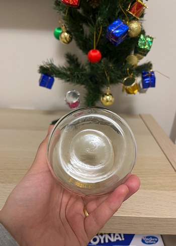 Altın Detaylı İşlemeli Cam Bardak 6lı - Görsel 8