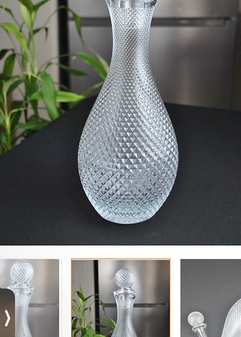 Parlak şeffaf Cam Şerbetlik - Görsel 2