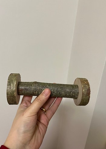 Kemirgenler için ahşap doğal oyuncak - Görsel 3