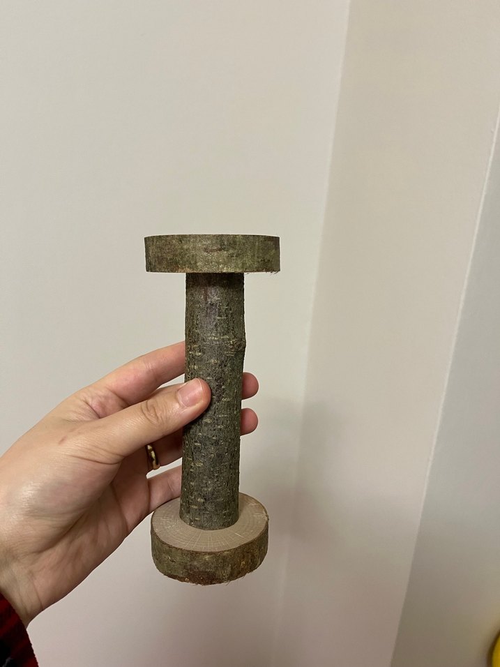 Kemirgenler için ahşap doğal oyuncak - Görsel 2