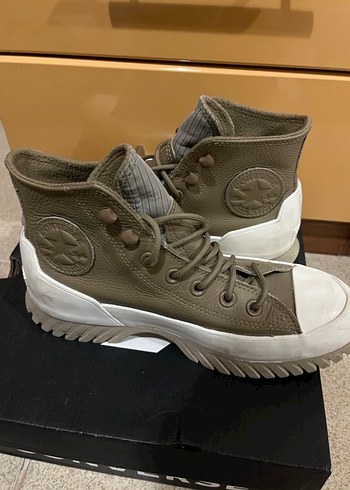 Haki Converse Kadın bot waterprof 37 numara - Görsel 5