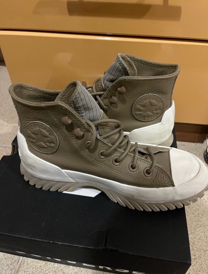 Haki Converse Kadın bot waterprof 37 numara - Görsel 5