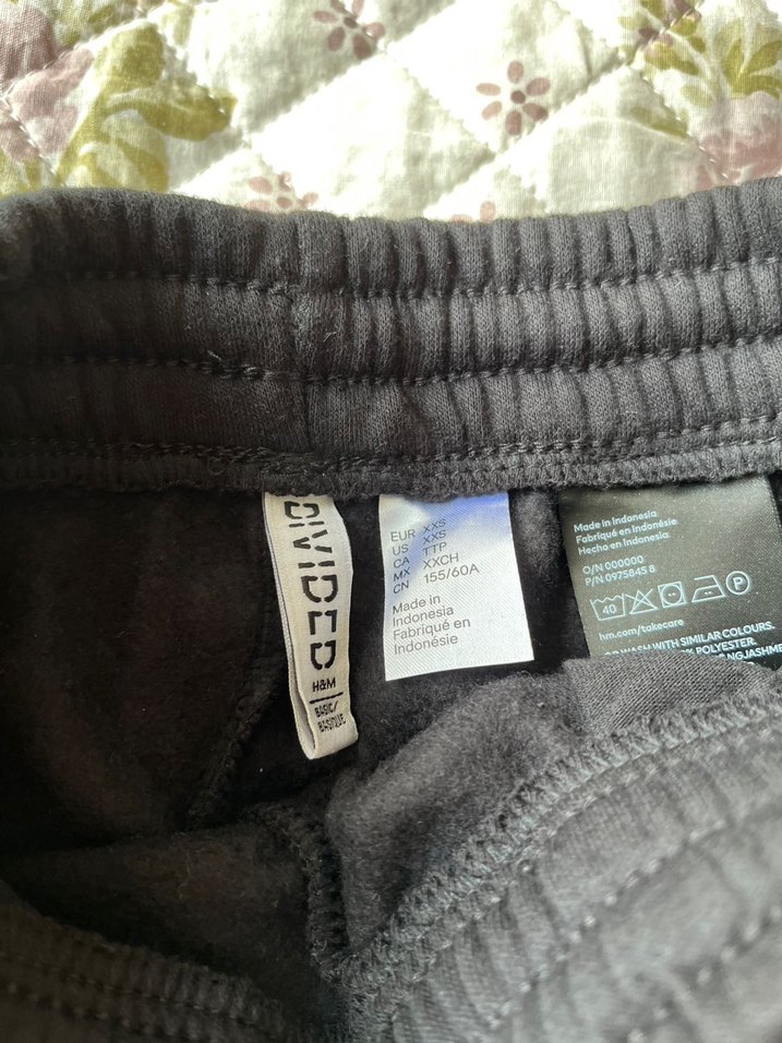 Hm marka Siyah Rahat Kesim Kadın Eşofman Altı - Görsel 4