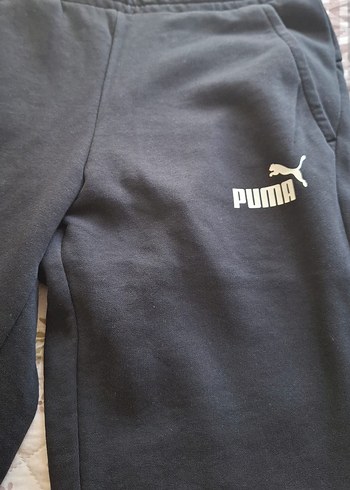 Erkek Siyah Puma Eşofman - Görsel 2