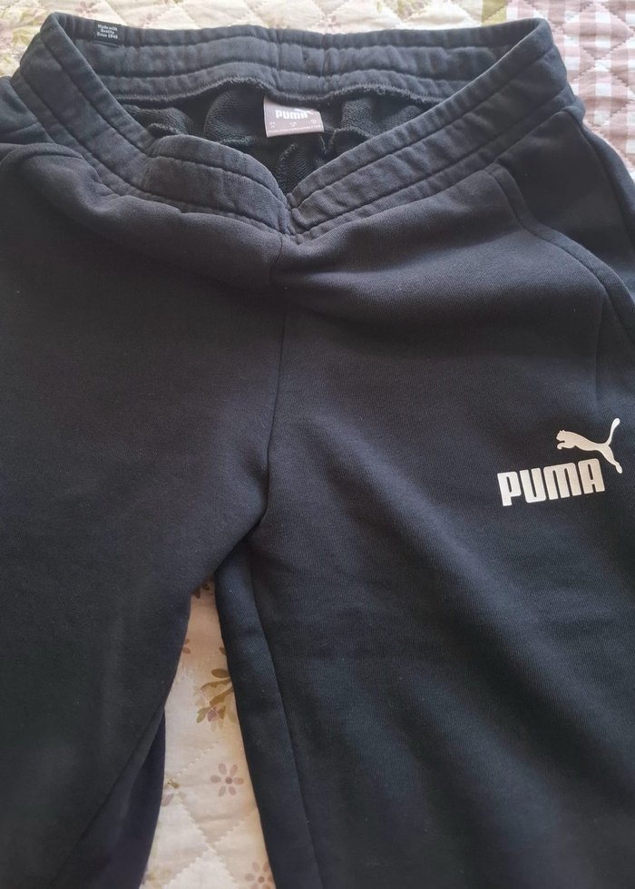 Erkek Siyah Puma Eşofman - Görsel 3