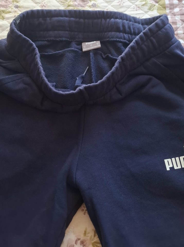 Erkek Koyu Mavi puma eşofman - Görsel 3