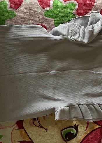 Standart Beden Beden DEFACTO Lila Fırfırlı Kolsuz Tişört