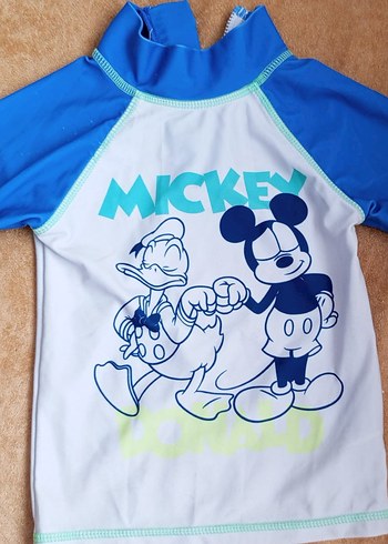 Erkek Çocuk Mickey Baskılı Kısa Kollu Mayo Takımı - Görsel 5