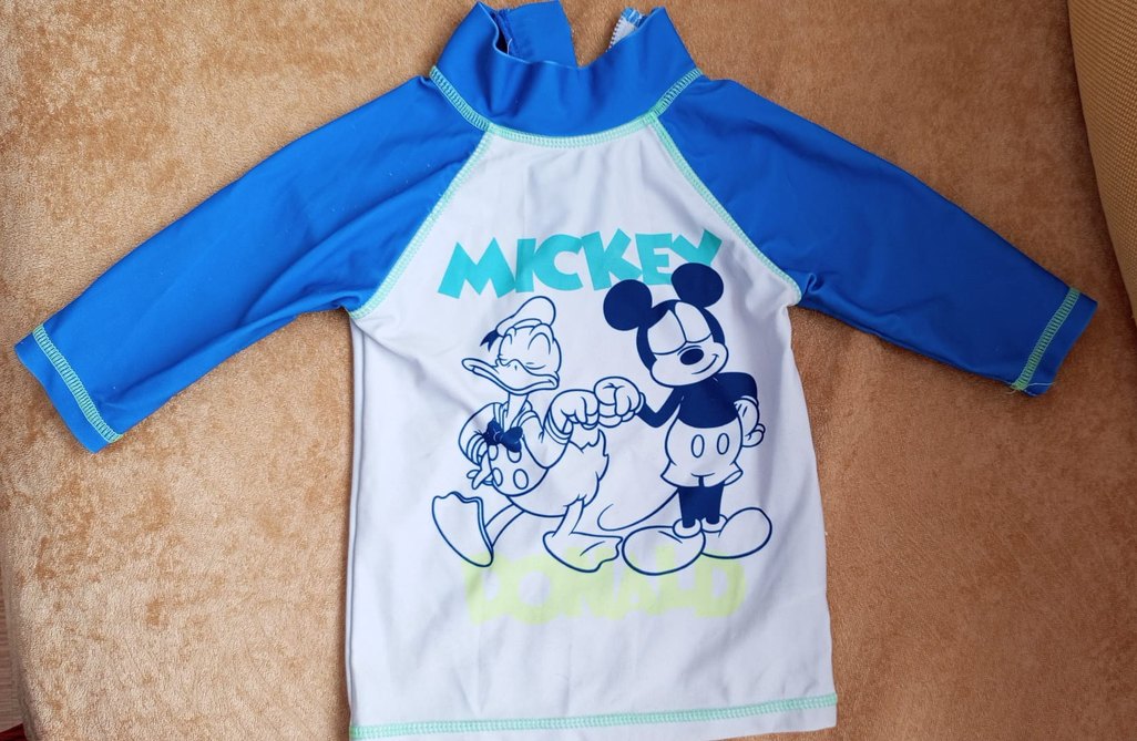 Erkek Çocuk Mickey Baskılı Kısa Kollu Mayo Takımı - Görsel 5