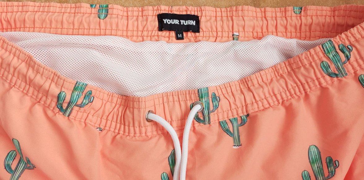 Renkli Desenli Erkek Mini Yüzme Şortu - Görsel 3