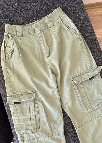 Pull and Bear Pullu and Bear Haki Kargo Pantolon