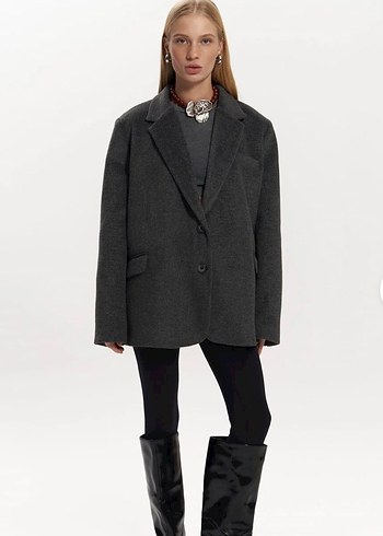 Zara Mai Studios Howell Antrasit Blazer Ceket