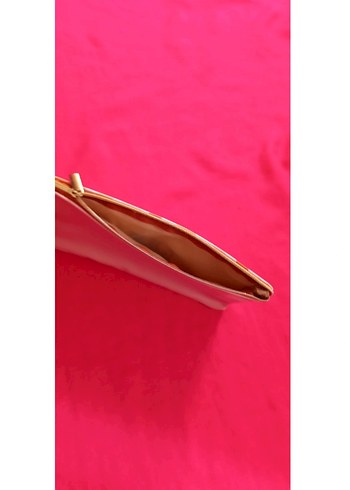  Beden Parlak Baskılı Pembe Kadın Makyaj Çantası