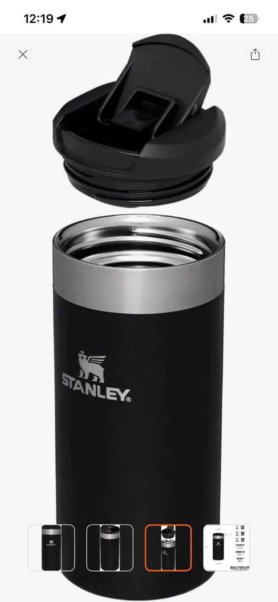 Stanley Siyah Termos 0.35L - Görsel 2