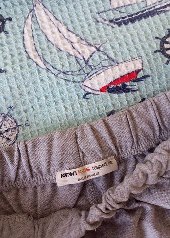 Gri Erkek Midi Pijama Şortu - Görsel 2