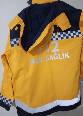 xxl Beden sarı Renk İBA MEDİKAL 112 Kışlık Mont