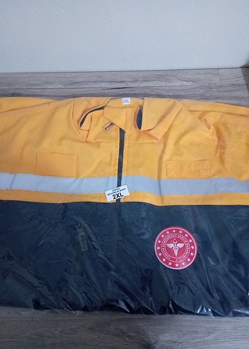 2xl Beden sarı Renk İBA MEDİKAL 112 Mevsimlik Mont