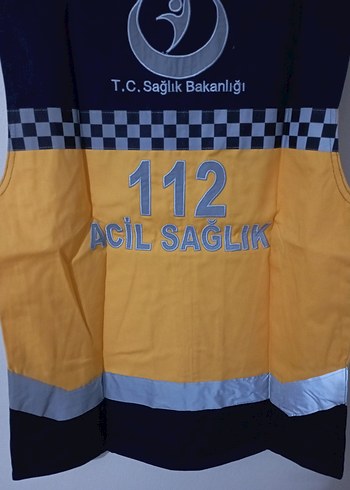 xl Beden sarı Renk İBA MEDİKAL 112 Yelek