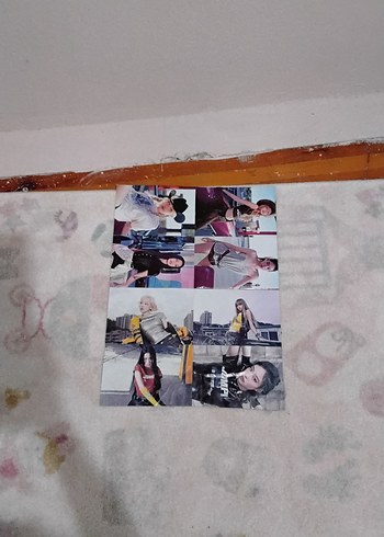 Beden Renk K-pop Grubu Üyeleri Dergi Posteri