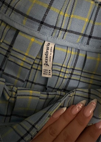 Stradivarius Stradivarius pileli etek