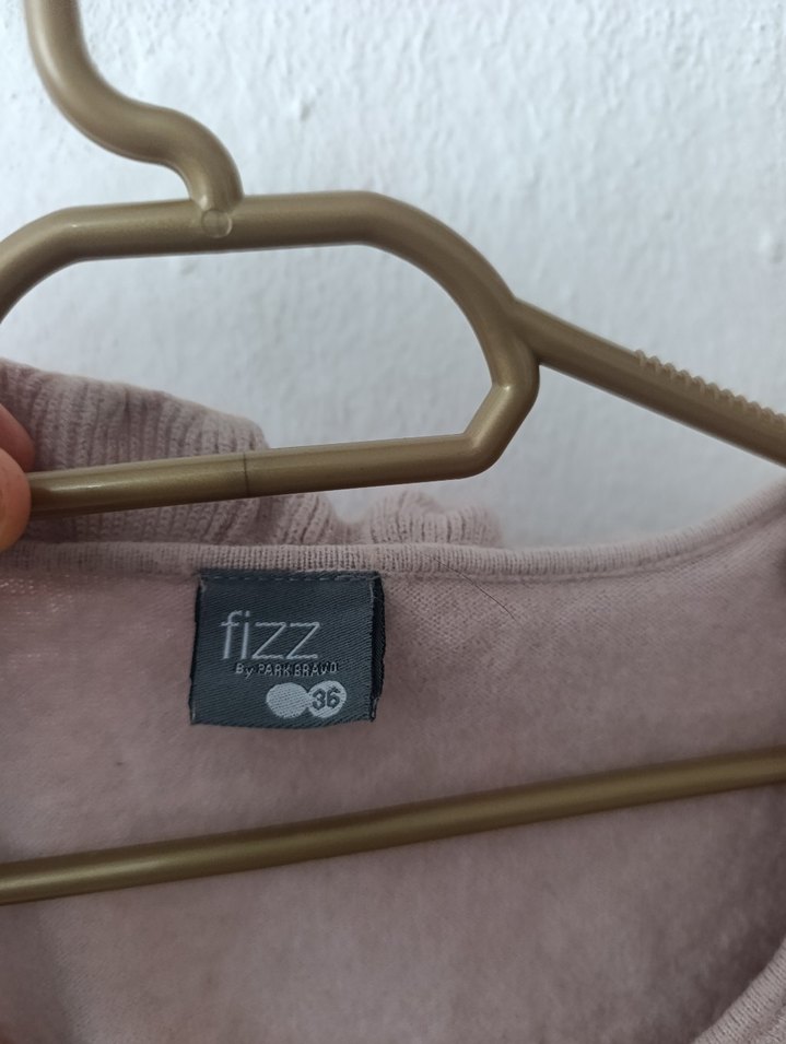 Bej Kadın Uzun Kollu Fırfırlı Triko - Görsel 4