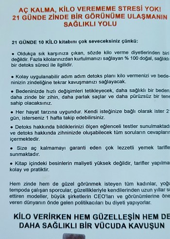 Beden Renk 21 Günde 10 Kilo Martha's Vineyard Detoks Diyeti