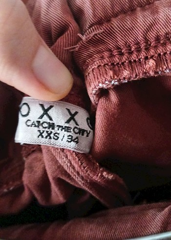 Kahverengi belden bağlanabilir Kemerli Rahat Pantolonu - Görsel 2