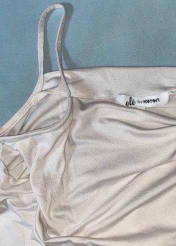 Drapeli Askısız Hamile Midi Üst - Görsel 2