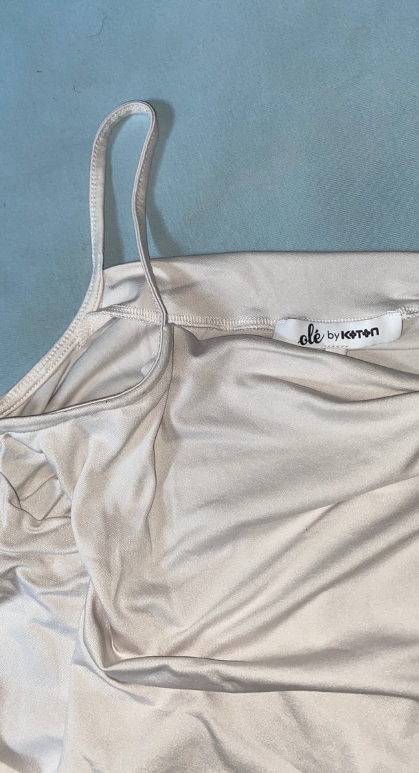 Drapeli Askısız Hamile Midi Üst - Görsel 2