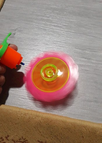  Beden Renkli Pembe topaç Oyuncağı