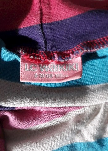 Kız Çocuk Renkli Çizgili Uzun Kollu Triko - Görsel 5