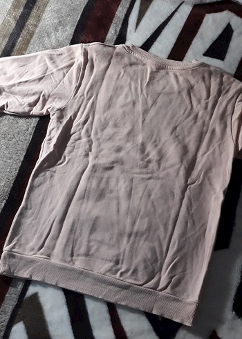 Kız Çocuk Pembe Baskılı Uzun Kollu Tişört - Görsel 4