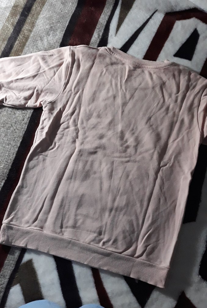 Kız Çocuk Pembe Baskılı Uzun Kollu Tişört - Görsel 4