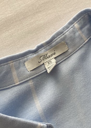 xs Beden Açık mavi , kolları uzun gömlek