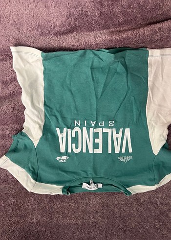 Uzun Kollu V Yaka Baskılı Tişört - Görsel 2