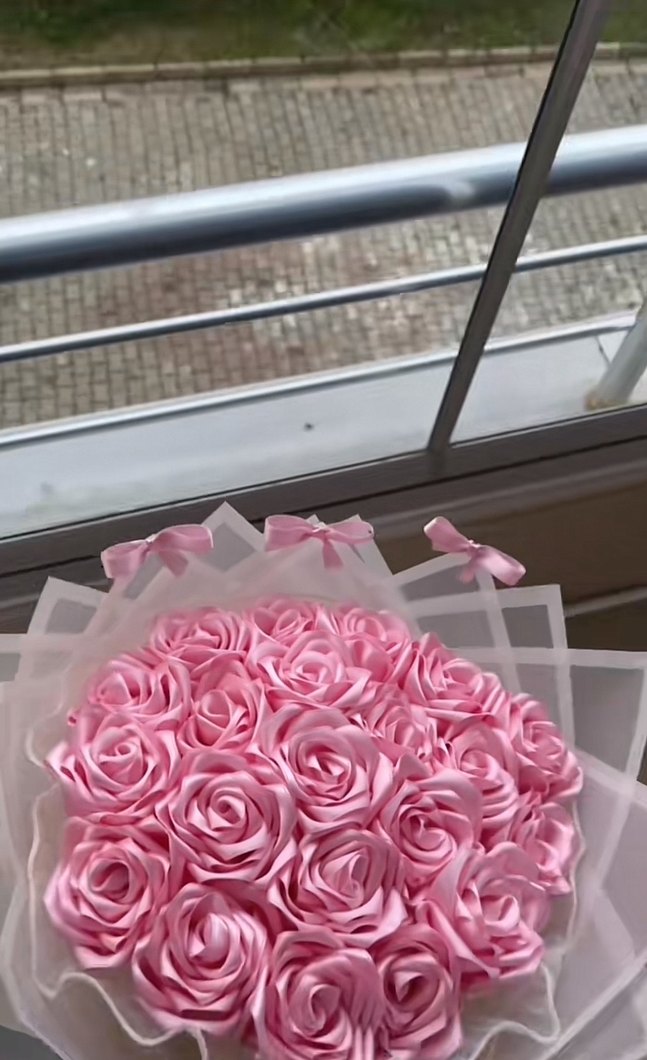 Pembe Renkli Gül Buketi - Görsel 2