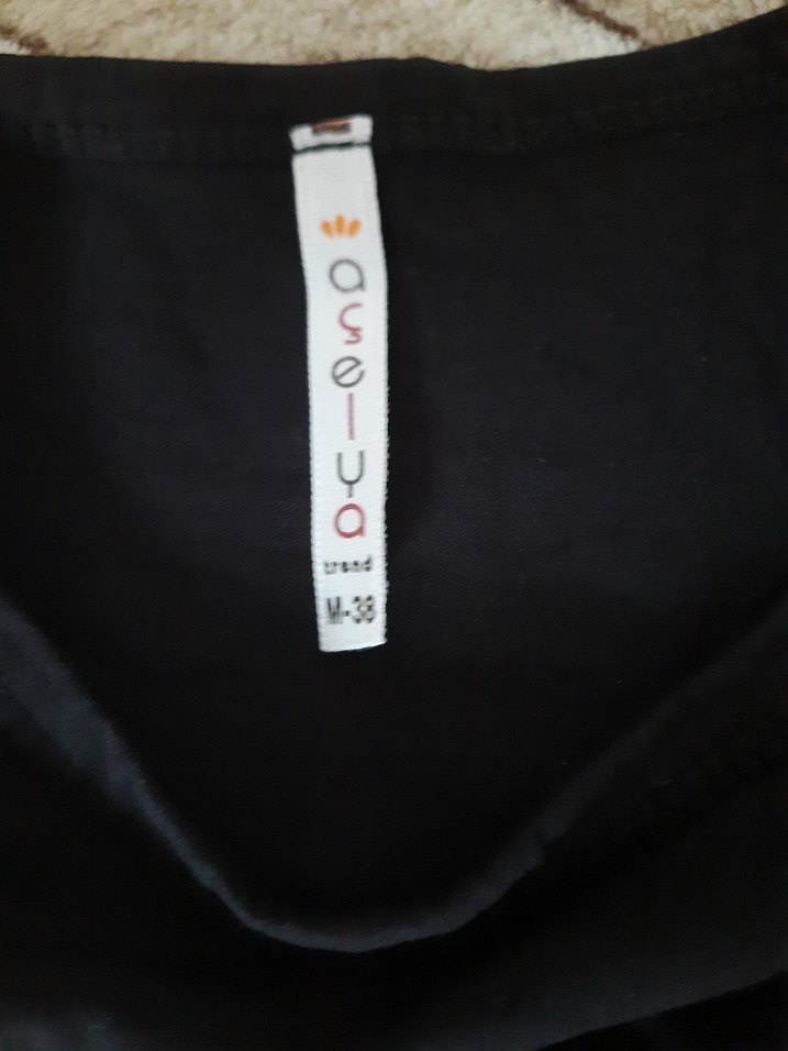 Siyah Fırfırlı Hamile Tişörtü - Görsel 3